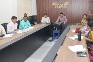 సంపూర్ణత అభియాన్ లక్ష్యాలను వంద శాతం సాధించాలి  జిల్లా కలెక్టర్ బి. ఎం. సంతోష్  