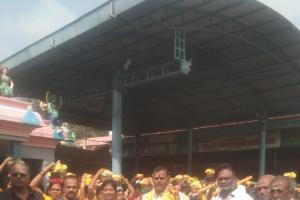  శ్రీ సింగల్ రాయి కొండ కాలభవిశ్వర స్వామికి ప్రత్యేక అభిషేకాలు పూజలు 