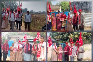 19వ డివిజన్‌లో సీపీఐ గడపగడప ప్రచారం 