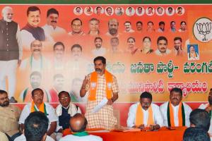 -వర్ధన్నపేట మున్సిపాలిటీ పై బీజేపీ జెండా ఎగరవేయడం ఖాయం:. జిల్లా అధ్యక్షులు గంట రవికుమార్.