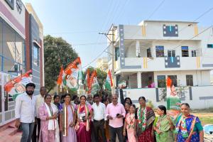 అభివృద్ధే లక్ష్యంగా ప్రచారంలో దూసూకుపోతున్న కాంగ్రెస్ అభ్యర్థి జీ రాధా 