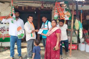 కాంగ్రెస్ పార్టీ కౌన్సిలర్ అభ్యర్థిగా మహమ్మద్ కుతుబుద్దిన్ ప్రచారం