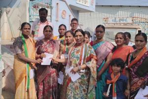 వనపర్తిలో మున్సిపల్ ఎన్నికల  ప్రచారంలో తూడి శారద రెడ్డి