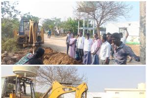 నూతన పైప్ లైన్ ఏర్పాటు