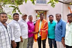 జాతీయ స్థాయిలో తెలంగాణ నుంచి ఎంపికైన సర్వని శ్రీనివాస్ కు ఘన సన్మానం