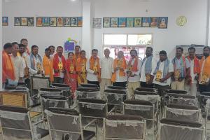 దేవరకొండ మున్సిపల్ నూతన పాలక వర్గానికి ఘన సన్మానం