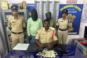 కన్నం వేసిన 48 గంటల లో కటకటాలోకి నేరస్తులు