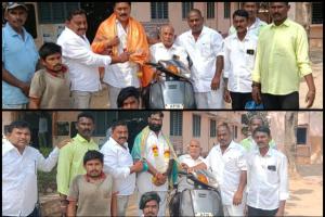 హుజూర్నగర్ మున్సిపల్ చైర్మన్, కౌన్సిలర్లకు దివ్యాంగుల ఘన సన్మానం