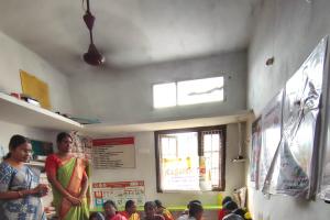 చిన్నారులకు 6 నెలల లోపు ఆధార్ నమోదు చేసుకోవాలి.... సూపర్వైజర్ పద్మ...