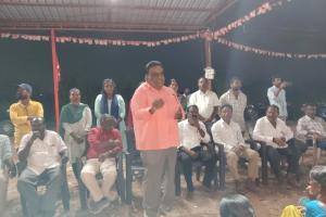 పేదలకు పట్టాలిచ్చి ఇందిరమ్మ ఇండ్లు నిర్మించి ఇవ్వాలి  సిపిఐ రాష్ట్ర సహాయ కార్యదర్శి తక్కళ్లపల్లి శ్రీనివాసరావు