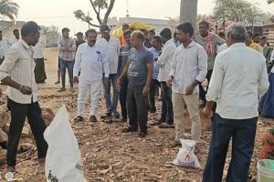 పశువుల నీటి తొట్టి పునర్నిర్మాణంపై చిప్పలపల్లిలో ఉద్రిక్తత