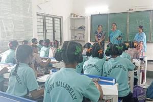 మంచి మార్కులు సాదించాలి స్ఫూర్తి ప్రోగ్రాం ముఖ్య ప్రణాళిక అధికారి చంద్రకళ