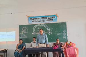 హుస్నాబాద్ ప్రభుత్వ డిగ్రీ కళాశాలలో సైన్స్ జాతీయ దినోత్సవ వేడుకలు 
