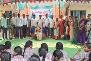 బేల జడ్పీహెచ్ఎస్  ఘనంగా సైన్స్ దినోత్సవం 