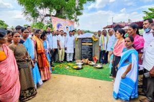  నూతన గ్రామపంచాయతీ భవనానికి భూమిపూజ