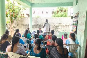 నెల్లుట్లలో తడి పొడి చెత్త పై గ్రామ సభ