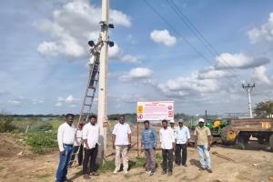 హైవే రోడ్డుపై సీసీ కెమెరా ఏర్పాటు
