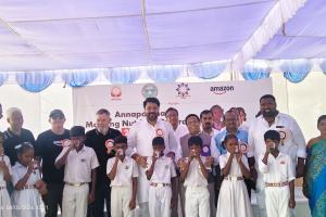  ఉన్నత పాఠశాలలో  పోషకాహార కార్యక్రమం ప్రారంభం