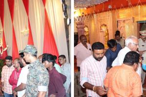 గణేష్ ఉత్సవాల నేపథ్యంలో గణేష్ మండపాల వద్ద భద్రతా ఏర్పాట్లను