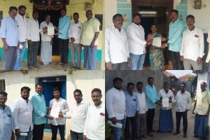 అల్మాస్‌పూర్‌లో సీఎం సహాయ నిధి చెక్కుల పంపిణీ