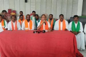 బాల్కొండ కిసాన్ మోర్చా రాష్ట్ర అధ్యక్షులు బస్వా లక్ష్మినర్సయ్య 