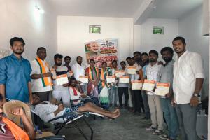 వట్టెంలో ప్రధాని మోదీ జన్మదినం సందర్భంగా 