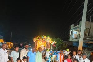 బిజినపల్లి లో పురాతన పద్ధతిలో వినాయక నిమజ్జనం  వేడుకలు