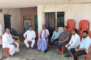 నర్సాగౌడ్‌ను పరామర్శించిన  పత్తిరెడ్డి రాజేశ్వర్ రెడ్డి