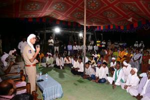 మారుమూల ఆదివాసీ గ్రామంలో పోలీస్ శాఖ ఆధ్వర్యంలో ఉచిత వైద్య శిబిరం