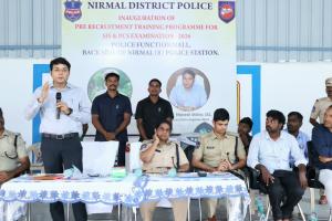 పోలీసు అభ్యర్థులు ఉచిత శిక్షణ అవకాశాన్ని వినియోగించుకోవాలి:జిల్లా కలెక్టర్ భవేశ్ మిశ్రా.
