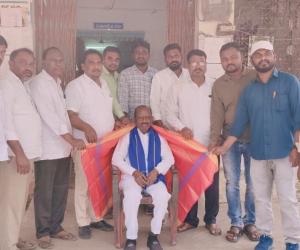 ఎస్సీ ఎస్టీ విజిలెన్స్ మానిటరింగ్ కమిటీ సభ్యునికి సన్మానం. 