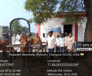 మైలారంలో ఉచిత పశు వైద్య శిబిరం.