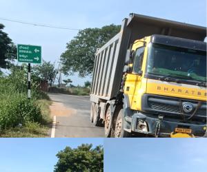 అభివృద్ధి పనుల పేరుతో ఓవర్‌లోడ్ టిప్పర్ల బీభత్సం.